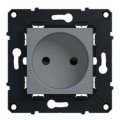 Prise de courant 2p Arnould Espace Evolution bornes à vis 10/16 a - magnesium