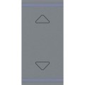 Manette symbole haut/bas Arnould Espace Evolution - 1 module - magnesium