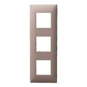 Arnould Espace Evolution - plaque 3 postes - chocolat
