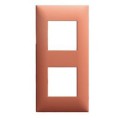 Arnould Espace Evolution - plaque 2 postes - terracotta