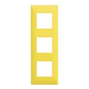 Arnould Espace Evolution - plaque 3 postes - jaune - Arnould - 64473