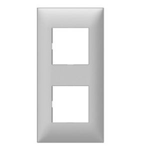 Arnould Espace Evolution - plaque 2 postes - aluminium