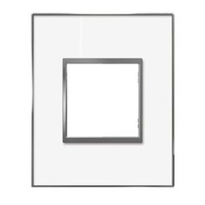 Arnould Espace Evolution - plaque 1 poste - miroir blanc
