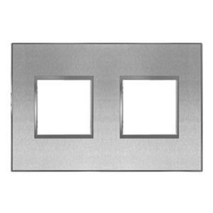 Arnould Espace Evolution - plaque 2 postes - inox