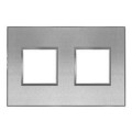 Arnould Espace Evolution - plaque 2 postes - inox