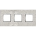 Plaque Fibre Argent 3 Postes Espace Evolution Arnould