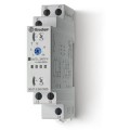 Relais temporisé modulaire multifonction multitension 1rt 16a de 12 a 240 vac/dc  0,1s a 24h (800102400000)