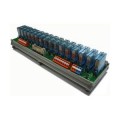 Module d'interface 16 relais serie 4052 1rt 6a 24vdc avec embases raccordement h10 + bornes contact or (M15290241653)