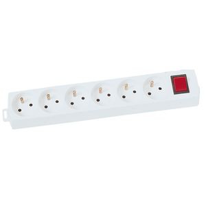 BLOC 6X16A+T BLC INT-SS CORD.