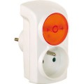 PRISE 1X16A + VEILLEUSE RONDE