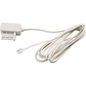 CORDON TELEPH.5M PTT/RJ11 IVOIRE