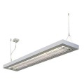 LONG GRILL 2X54W SUSPENSION GRIS ARGENT