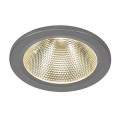 LED DOWNLIGHT 15W, LED BLANCHE, GRIS ARGENT