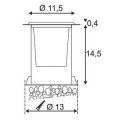 DASAR 115, MR16, 35W, COLLERETTE RONDE