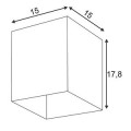 ACRYLBOX I, ES111, NOIR TRANSLUCIDE