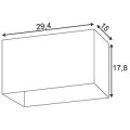 ACRYLBOX II, ES111, NOIR TRANSLUCIDE