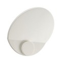LED SHELL APPLIQUE RONDE, BLANCHE, LED BLANC CHAUD 4W