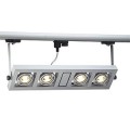 RAIL 3 ALLUMAGES, KARDATRACK GU10 4X50W ADAPTATEUR GRIS ARGENT