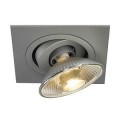 CMH DOWNLIGHT ES111, ROND, GRIS ARGENT, GU10, 75W MAX.