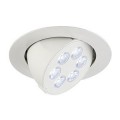 Spot encastré TRITON GIMBLE LED 6x1W BLANC MAT LED BLANCHE - SLV by Declic