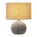 SOPRANA SOLIDE, LAMPE A POSER, TL-1 , RONDE, DIFFUSEUR GRIS/BEIGE, E27