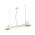 AIXLIGHT R2 OFFICE T5, SUSPENSION ARRONDIE, NOIRE, max. 2xT5 39W +