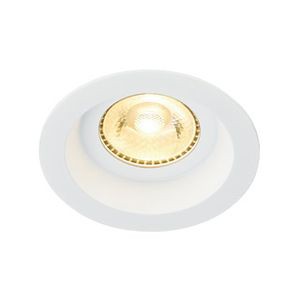 Spot encastré BOOST IP44 6W Encastré ROND BLANC LED BLANC CHAUD - SLV by Declic