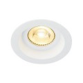 Spot encastré BOOST IP44 6W Encastré ROND BLANC LED BLANC CHAUD - SLV by Declic