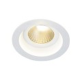 Spot encastré BOOST - IP44 - 9W - Rond - Blanc - LED Blanc Chaud - SLV by Declic