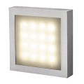 AITES 16 LED, APPLIQUE, ALU BROSSE, LED BLANC CHAUD