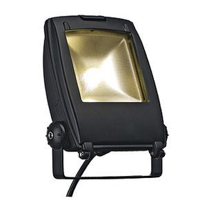 LED FLOOD LIGHT 10W, PROJECTEUR NOIR, LED BLANCHE, 120° - SLV - 231151