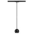 Light eye suspension. noir/chrome. gu10. max. 50w. adaptateur 1 all inclus