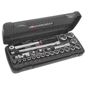 Coffret de douilles cdx 6 pans de 8 à 32 mm