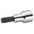 Douille tournevis lame longue 6 cannelures  1/2" - ø 14 mm