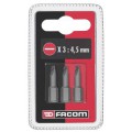 Jeu de 3 embouts 1/4" Facom - 25 mm