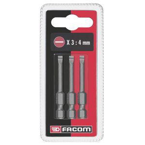 Jeu de 3 embouts 1/4" - à gorge - 50 mm - Facom - ES606,5.J3