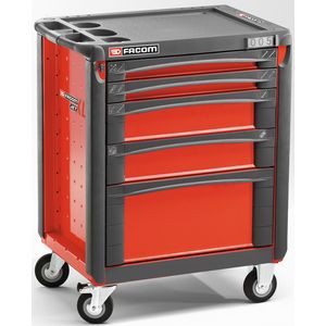Servante jet.xl 5 tiroirs rouge - Facom - JET.5XL