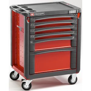 Servante jet.xl 6 tiroirs rouge