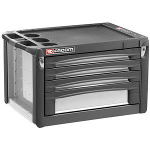 Coffre jet.xl 4 tiroirs gris - Facom - JET.C4GXL