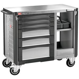 Etabli mobile jet.xl 6 tiroirs gris