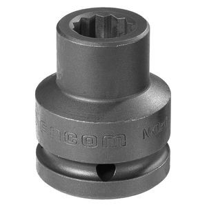 Douille impact 3/4" 12 pans métriques 19
