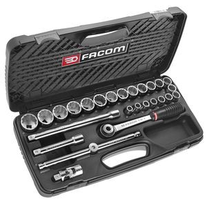 Coffrets de douilles 6 pans de 10 à 32 mm - Facom - S.431ADP