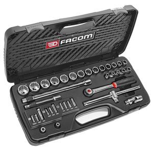 Coffret de douilles cdx 12 pans de 7 à 27 mm