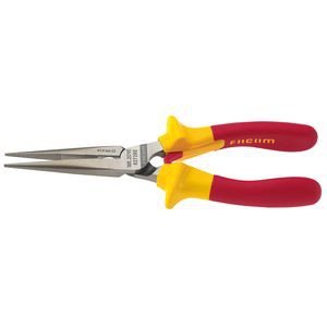 Pince demi-ronde becs longs droits - isolée 1000 v
