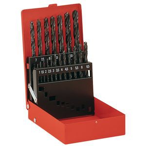 Jeu de 19 forets - ø de 1 à 10 mm