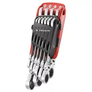 FACOM CK.467BJP10 - Etui Résistant Pour Set De 10 Clés à Molette (Clés Non Incluses)
