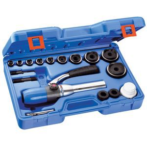 Coffret appareil hydraulique monoposition + emporte-pièces pg
