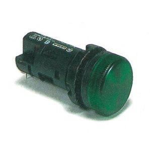 Voyant complet unibloc diffuseur rond incolore. alim directe 220V