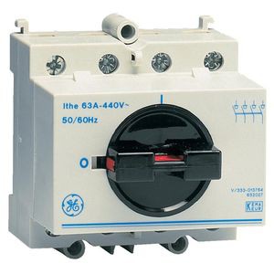 DILOS 0 interrupteur modulaire rotatif 2P 63A
