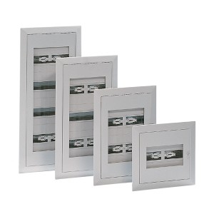 General Electric Fix-O-Rail 150 F4 - Tableau électrique 18 modules - 4 Rangées - Porte transparente - IP40 - General Electric - 610639